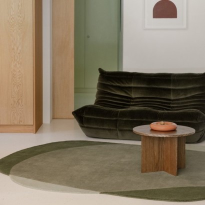 Designový vlněný koberec...