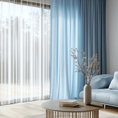 Metráž záclona s olůvkem...