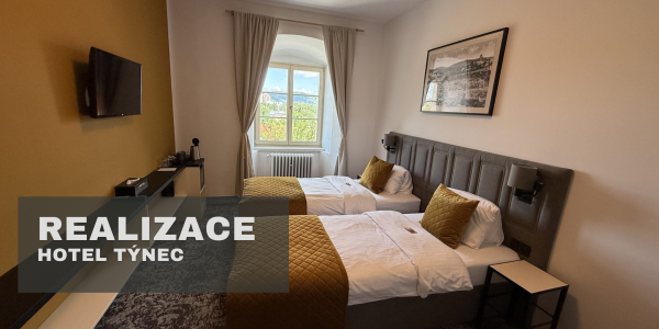 Jemné doladění interiéru v Hotelu Týnec